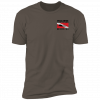 NL3600 Premium Short Sleeve T-Shirt diver black writing - Image 3