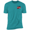 NL3600 Premium Short Sleeve T-Shirt diver black writing - Image 15