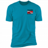 NL3600 Premium Short Sleeve T-Shirt diver black writing - Image 17