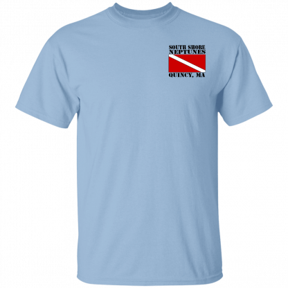 G500 5.3 oz. T-Shirt flag w black lettering